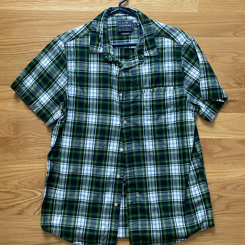 Topman size L short sleeve button down